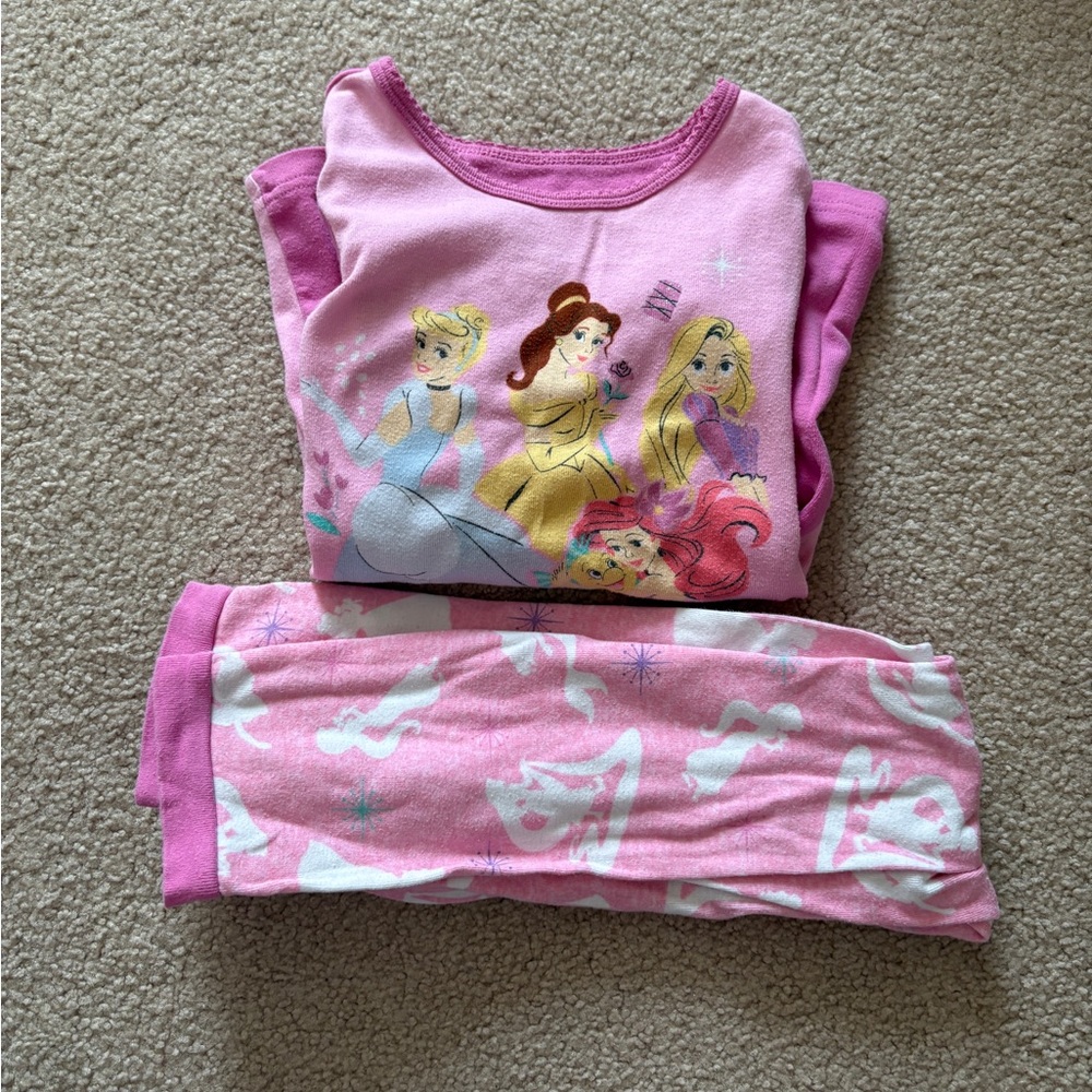 🤍Disney Princess Cotton Pajama Set🤍 size 7